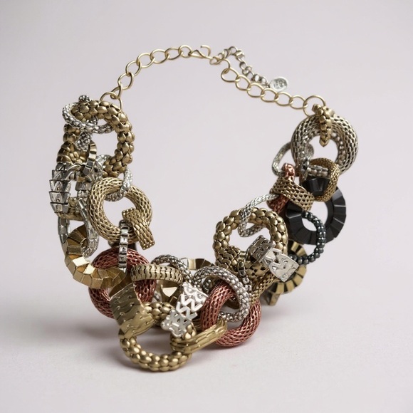 Chic Multicolor Chain Necklace - Picture 2 of 2